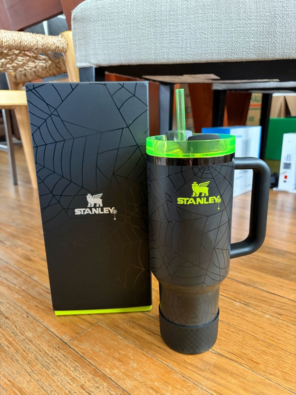 Stanley Black Tumbler Halloween 2024 Web Glow Limited Edition